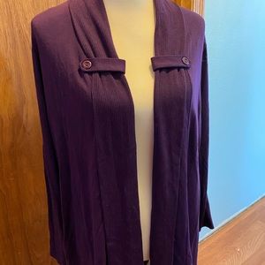 Purple cardigan sweater .dress barn , women’s size 22/24